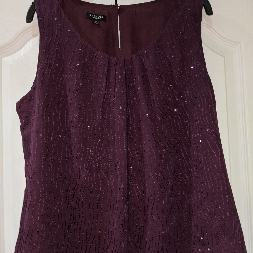 Talbot's sequined tope